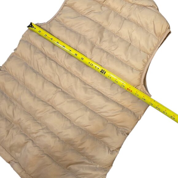 LNWOT 32 DEGREES Beige Lightweight Puffer Vest sz S - Picture 6 of 8